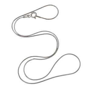 Italian Snake Link Necklace | Vintage Sterling Silver 925 Chain | 16"